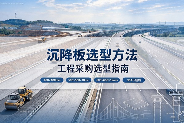 桃江沉降板选择方法