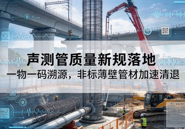 桃江声测管质量新规落地，一物一码溯源，非标薄壁管材加速清退