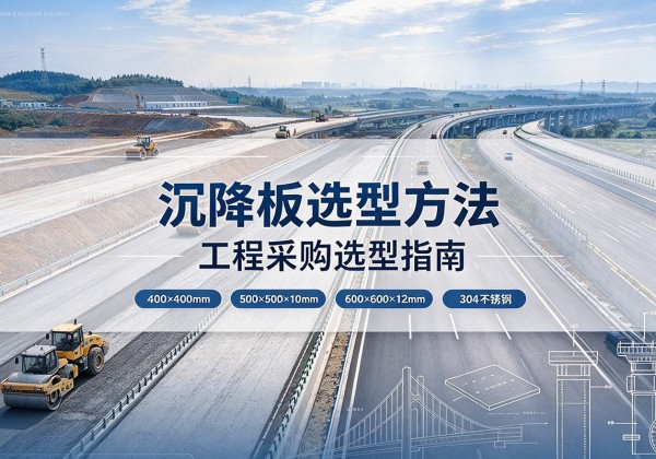 桃江沉降板选择方法